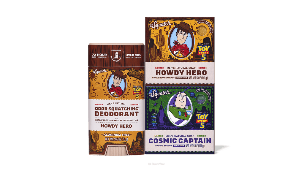 Dr. Squatch Woody & Buzz Lightyear 3-Pack gift set — product photo 1 of 5