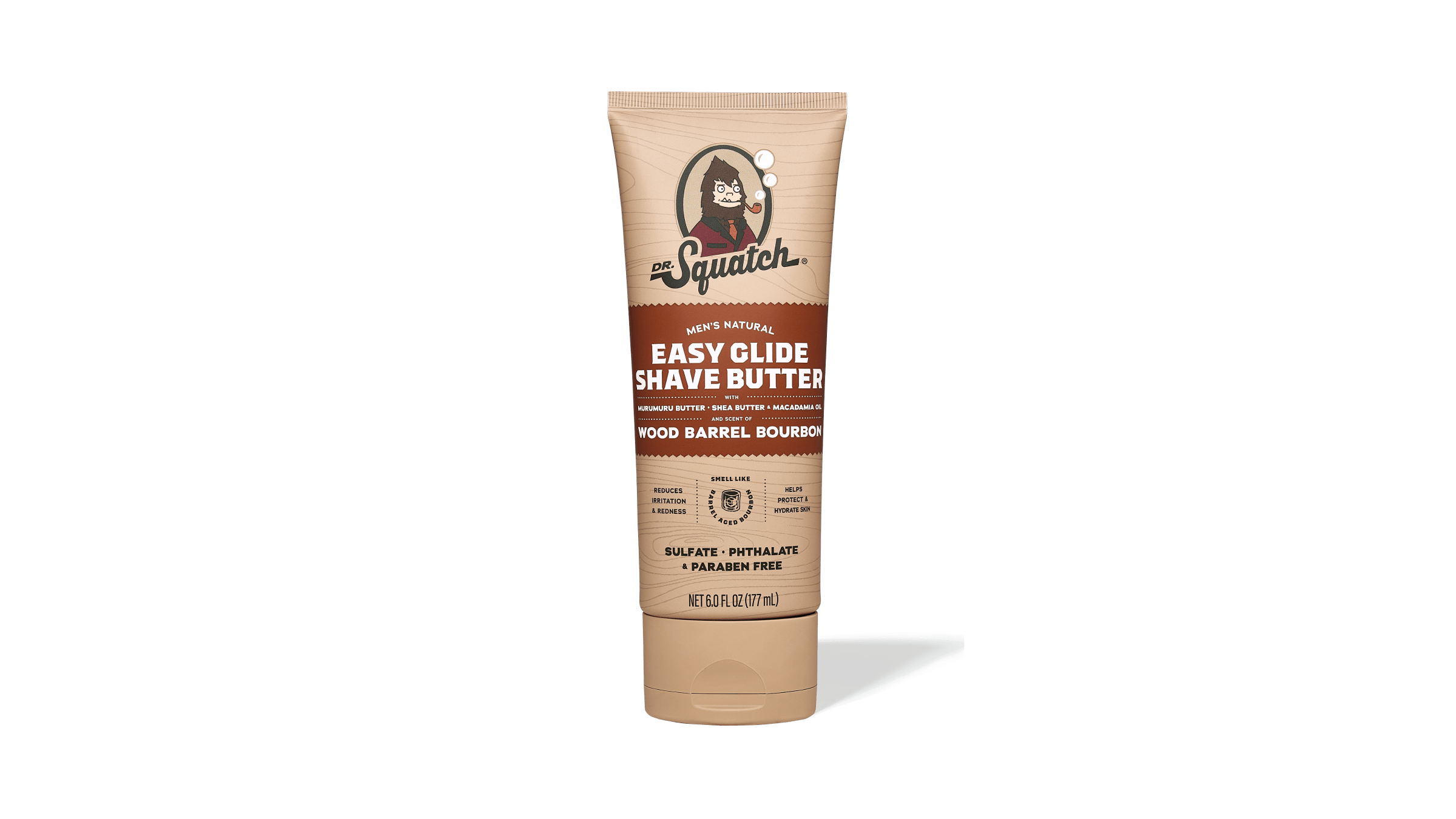 Dr. Squatch Easy Glide Shave Butter Wood Barrel Bourbon — product photo 1 of 7