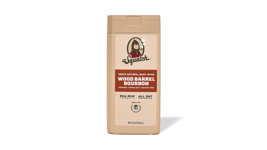 Dr. Squatch 14 oz Wood Barrel Bourbon Body Wash — product photo 1 of 5