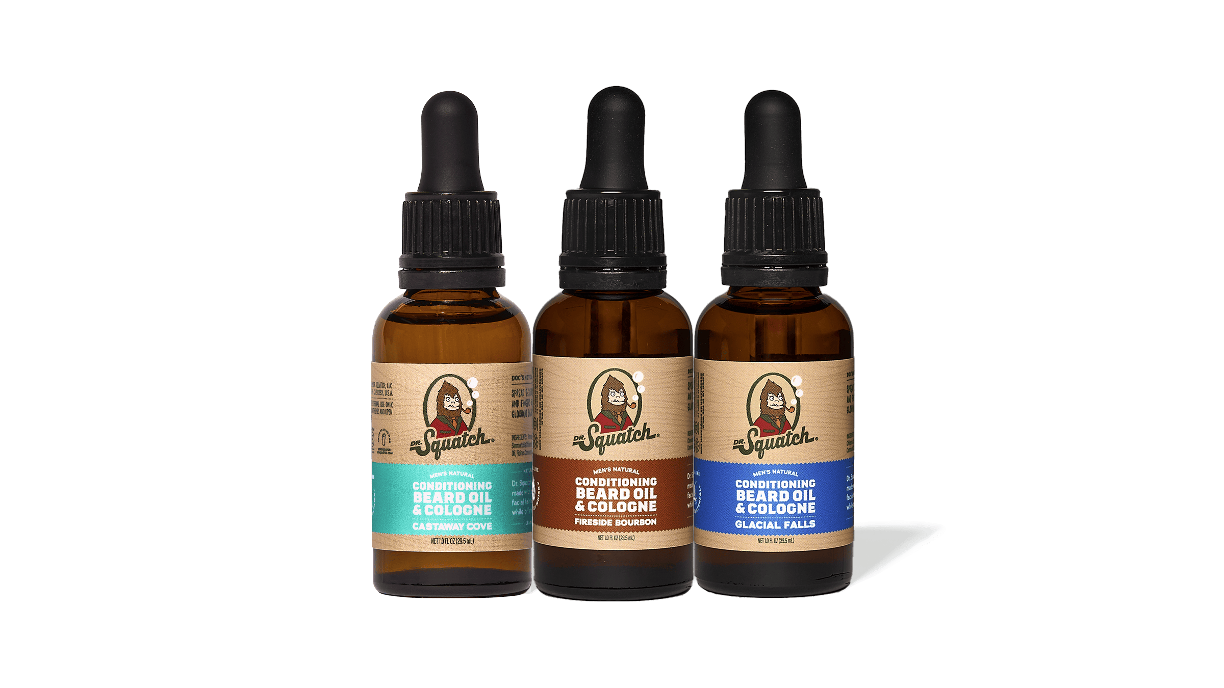 Dr. Squatch Beard Oil 3-Pack gift set — product photo 1 of 5